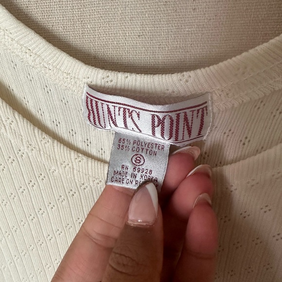 Cream Tank Top - Picture 4 of 5